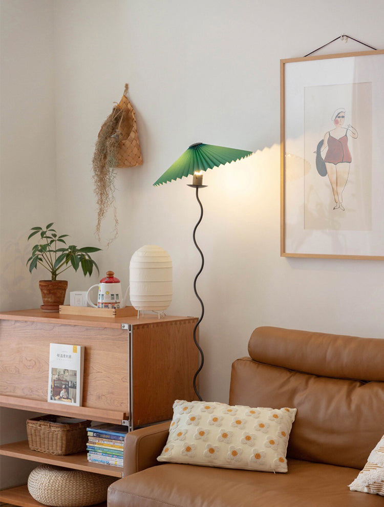 Sirna Series Pleated Floor Lamp