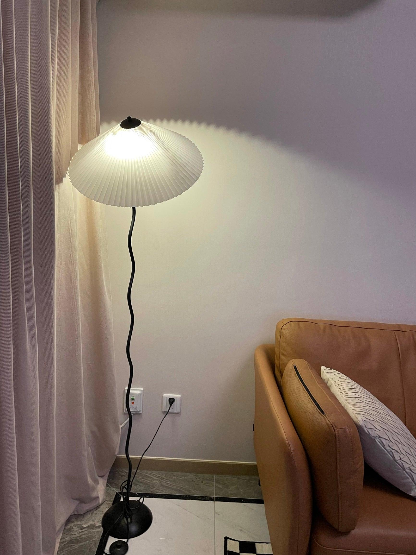 Sirna Series Pleated Floor Lamp